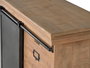 GINER Y COLOMER Cómoda de estilo industrial en madera de mango y metal